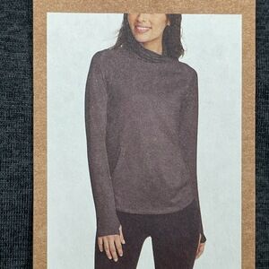 Eddie Bauer Women's S Active Funnel Neck Gray e0048